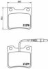 BREMBO P 61 038 Brake Pad Set, disc brake
